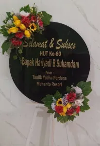 Papan Akrilik Ucapan Ulang Tahun Pancoran